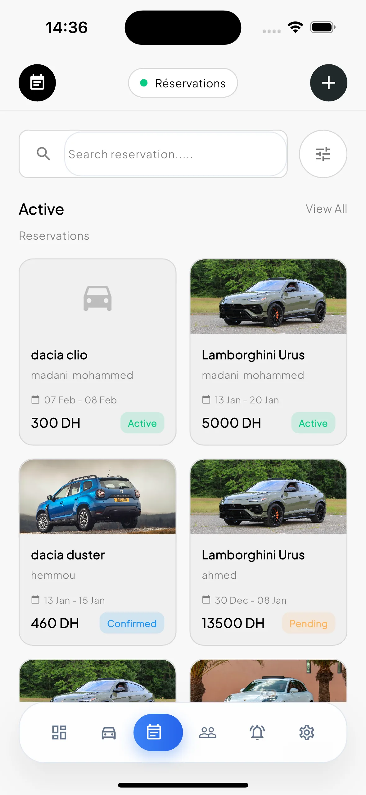 App mobile Locasign réservations
