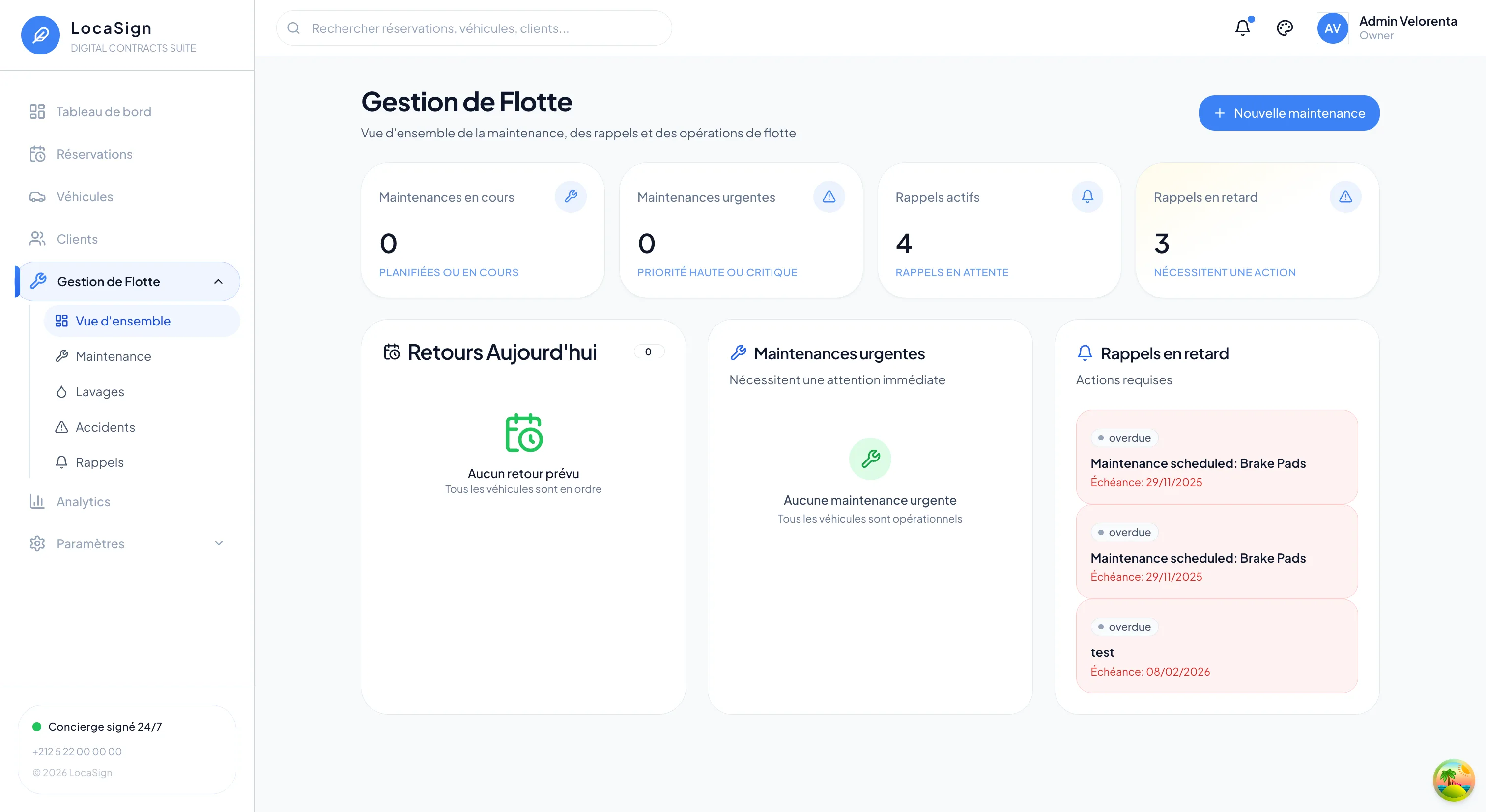 LocaSign fleet management